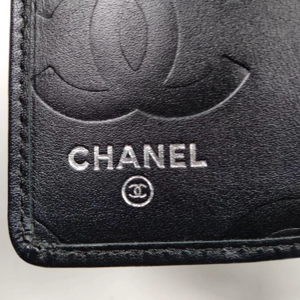 Chanel Calfskin Quilted Small Cambon Agenda Planner Black - Picture 5 of 9